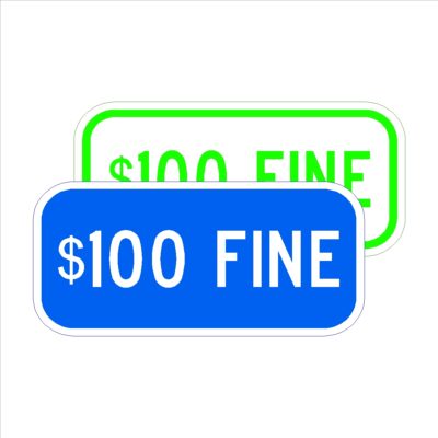 $100 Fine
