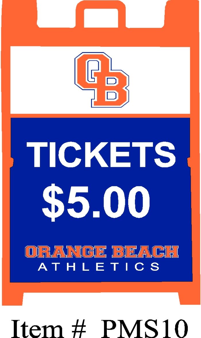 Tickets Custom A-Frame Portable Message Sign
