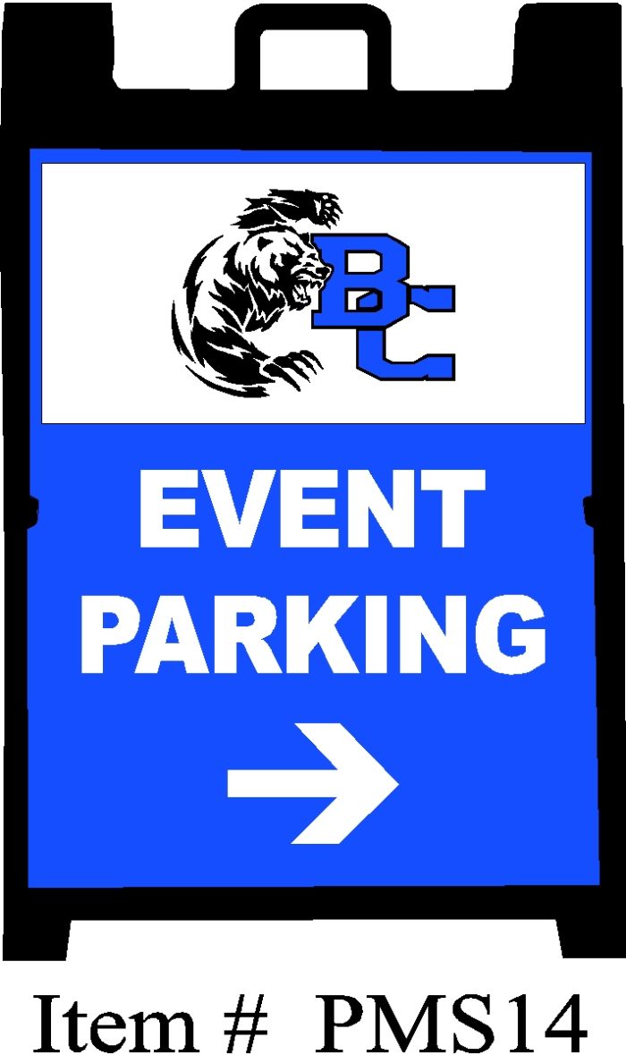 Event Parking Custom A-Frame Portable Message Sign