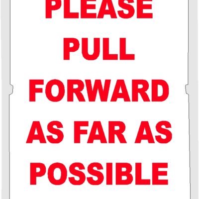 Pull Forward A-Frame Portable Message Sign