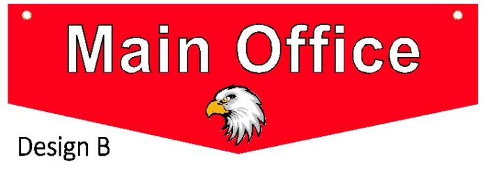 Pennant Style Ceiling Sign - Image 4