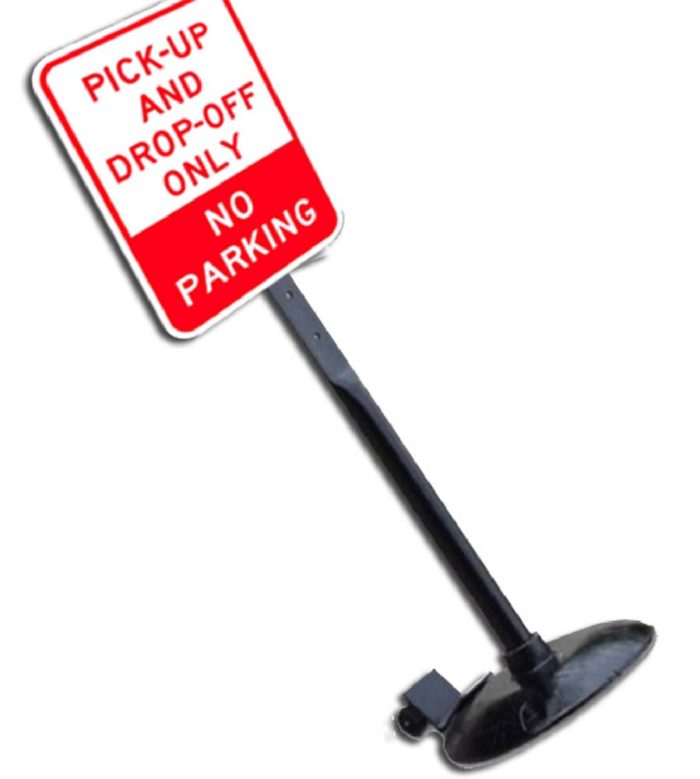 Roll Away Sign Post and Base - Image 2
