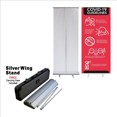 SilverWing Retractable Banner with Stand