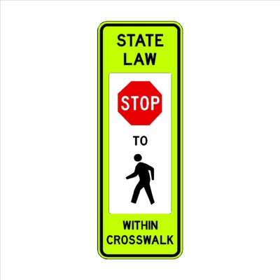 State Law Stop To Pedestrian
