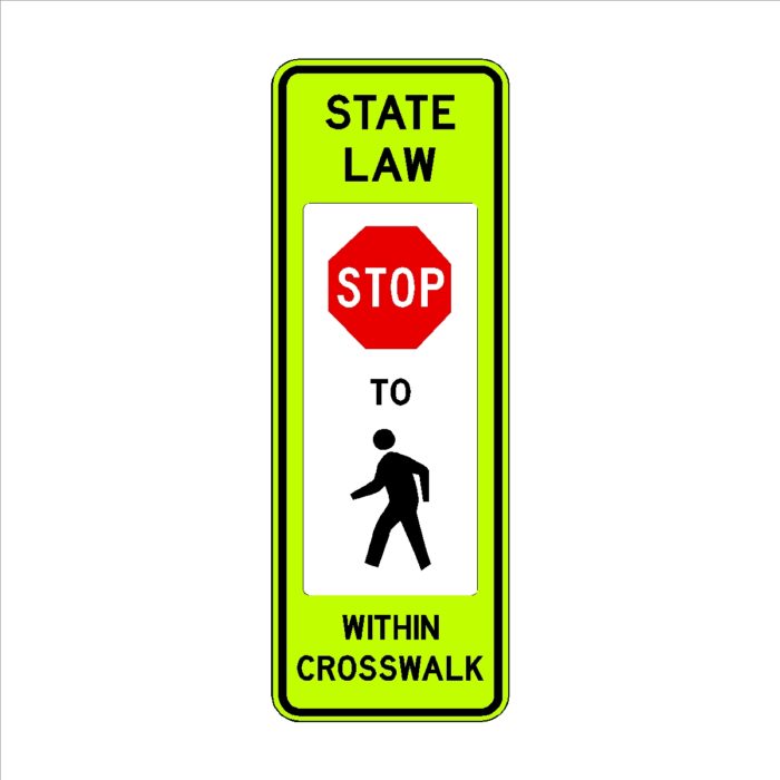 State Law Stop To Pedestrian