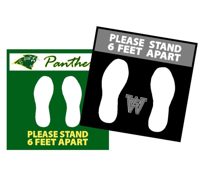 Custom Social Distancing Floor Decal