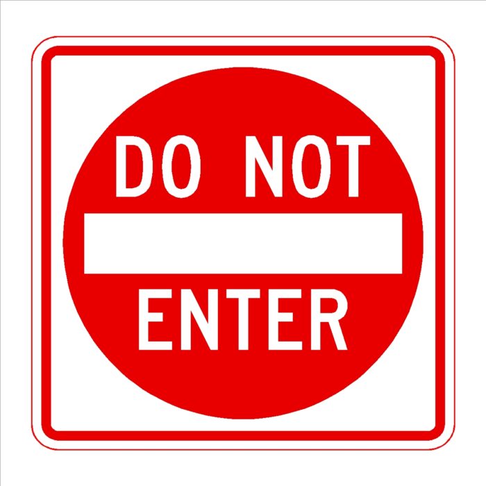 Do Not Enter