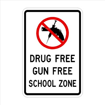 Drug Free Gun Free School Zone