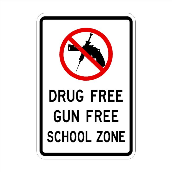 Drug Free Gun Free School Zone