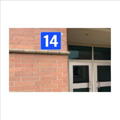 Wall Mounted Outdoor Entrance Sign