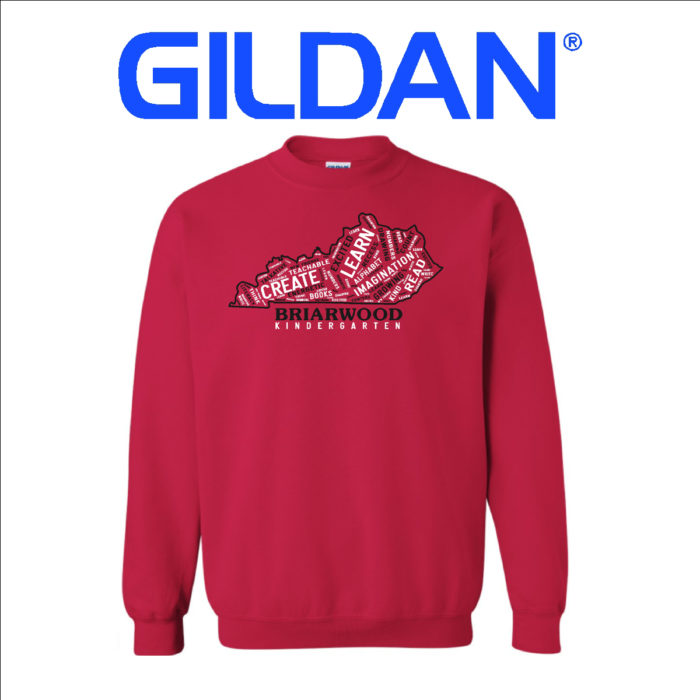 Gildan Crewneck 1 Color Print