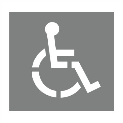 Handicap Stencil