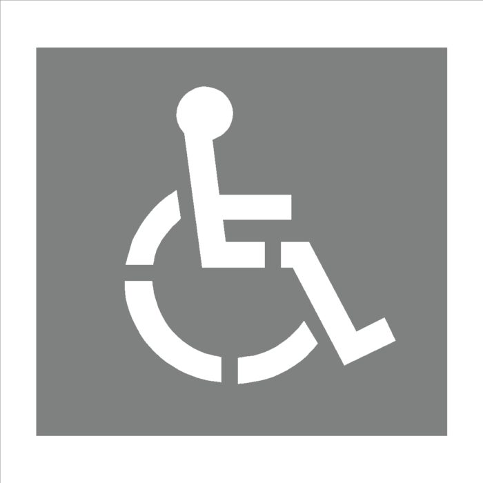 Handicap Stencil