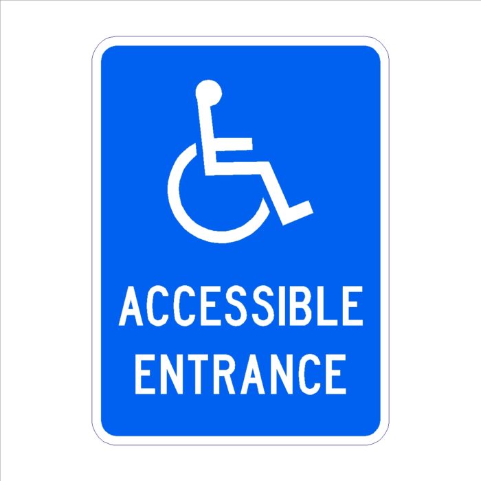(Handicap Symbol) Accessible Entrance