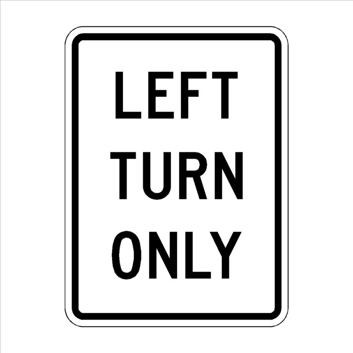 Left Turn Only