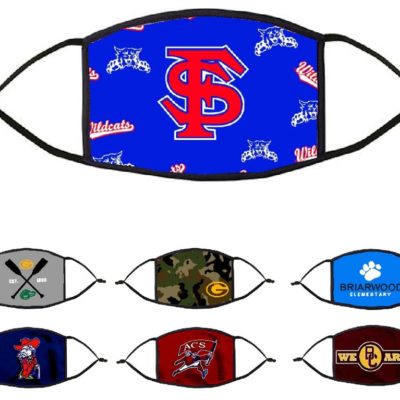 Custom Printed 3-Ply Logo Face Mask