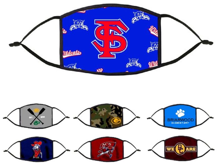 Custom Printed 3-Ply Logo Face Mask