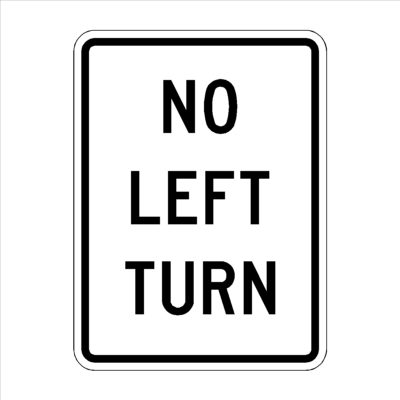 No Left Turn