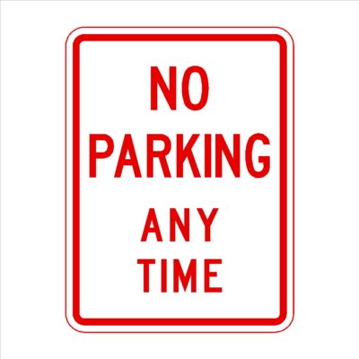 No Parking Any Time