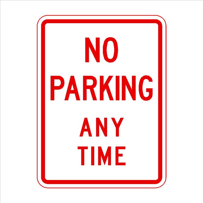 No Parking Any Time