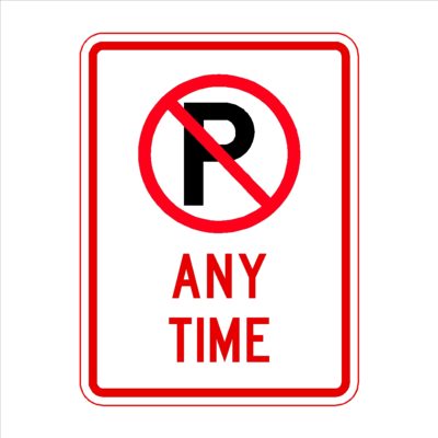 No Parking Any Time (Symbol)
