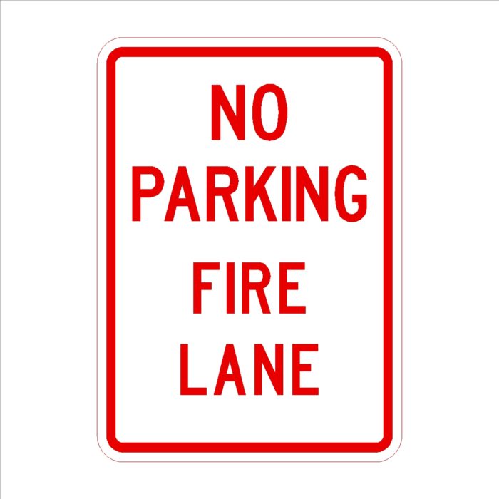 No Parking Fire Lane