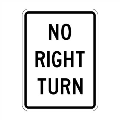No Right Turn