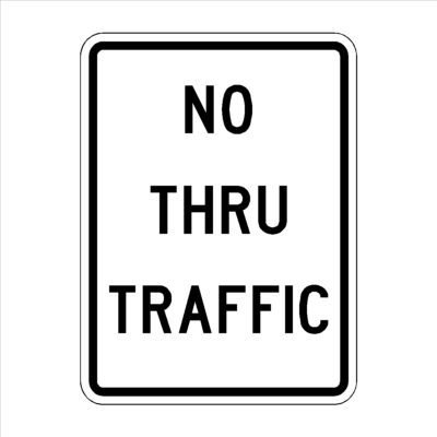 No Thru Traffic