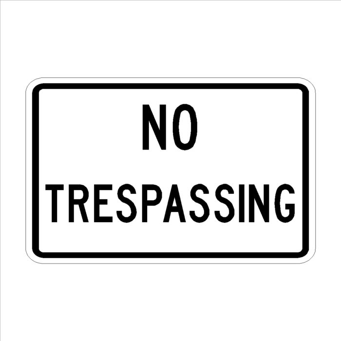 No Trespassing