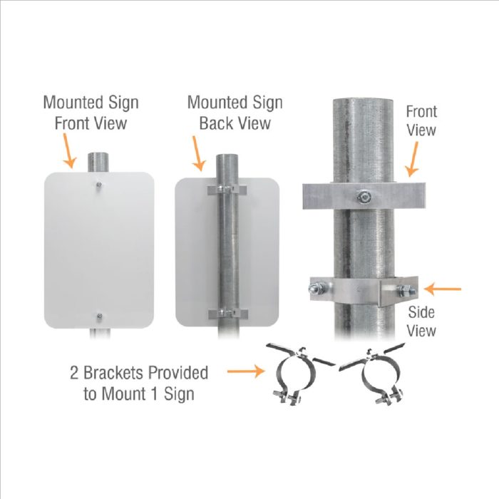 Pipe Post Clamp Brackets