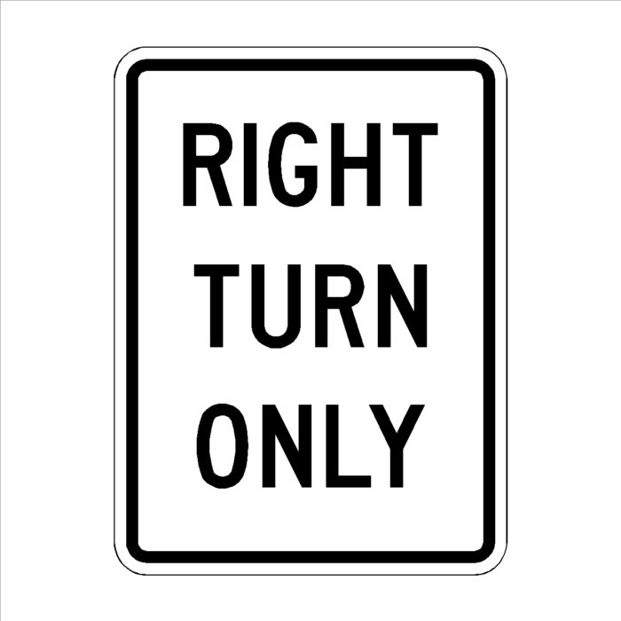 Right Turn Only