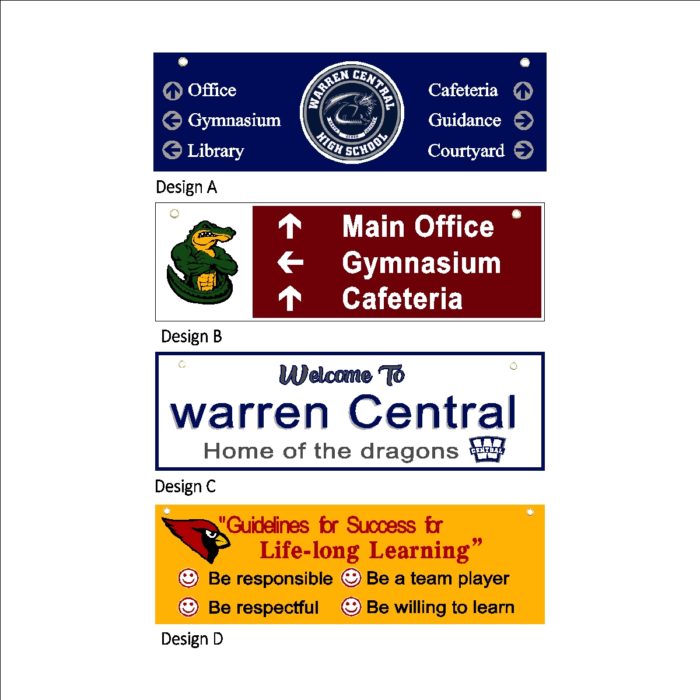 Rectangular Ceiling Sign - Image 2