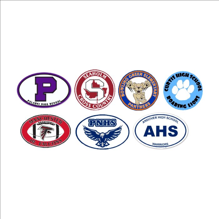 School Mascot Car Decals - Image 2
