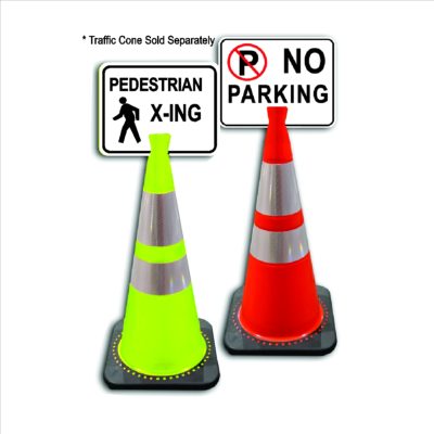 Snap-On Cone Signs