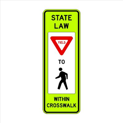 State Law Yield To Pedestrian