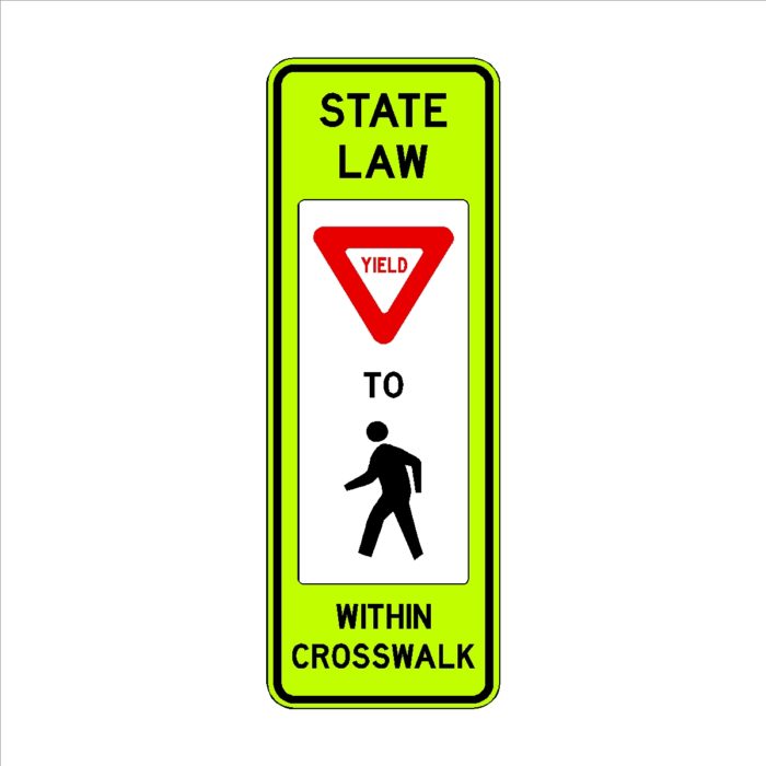 State Law Yield To Pedestrian
