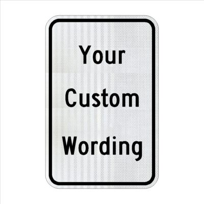 Vertical Custom Signs