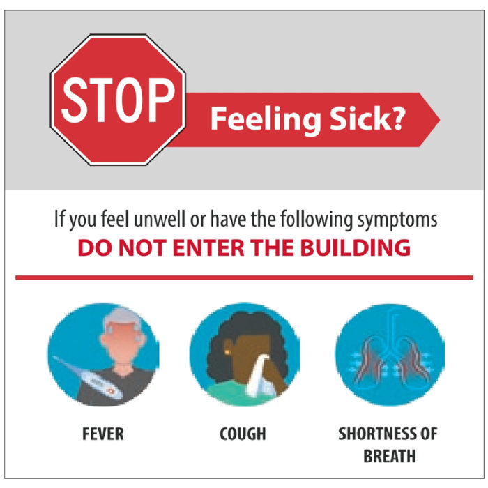 Stop Feeling Sick Window Cling