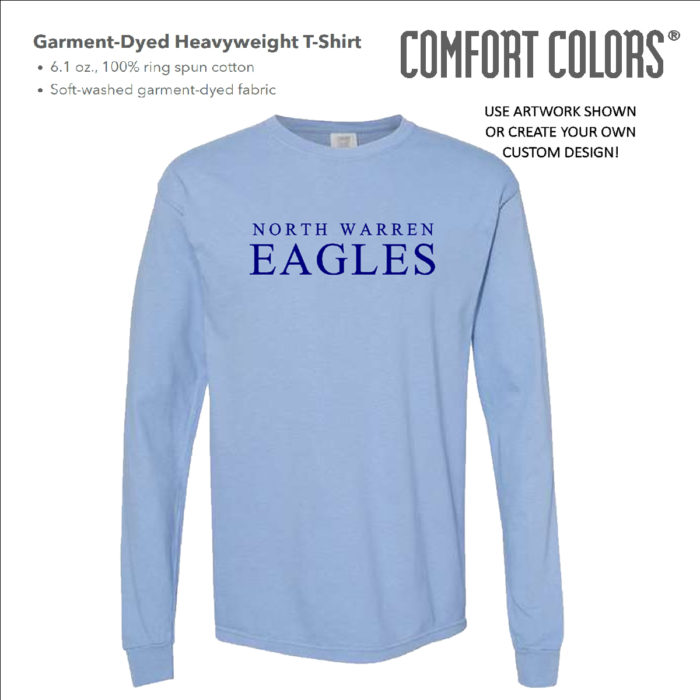 Comfort Colors Long Sleeve T-Shirt - 1 Color Print