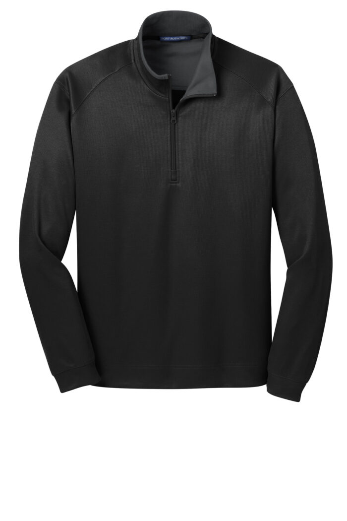 Port Authority® Vertical Texture 1/4-Zip Pullover - Image 2