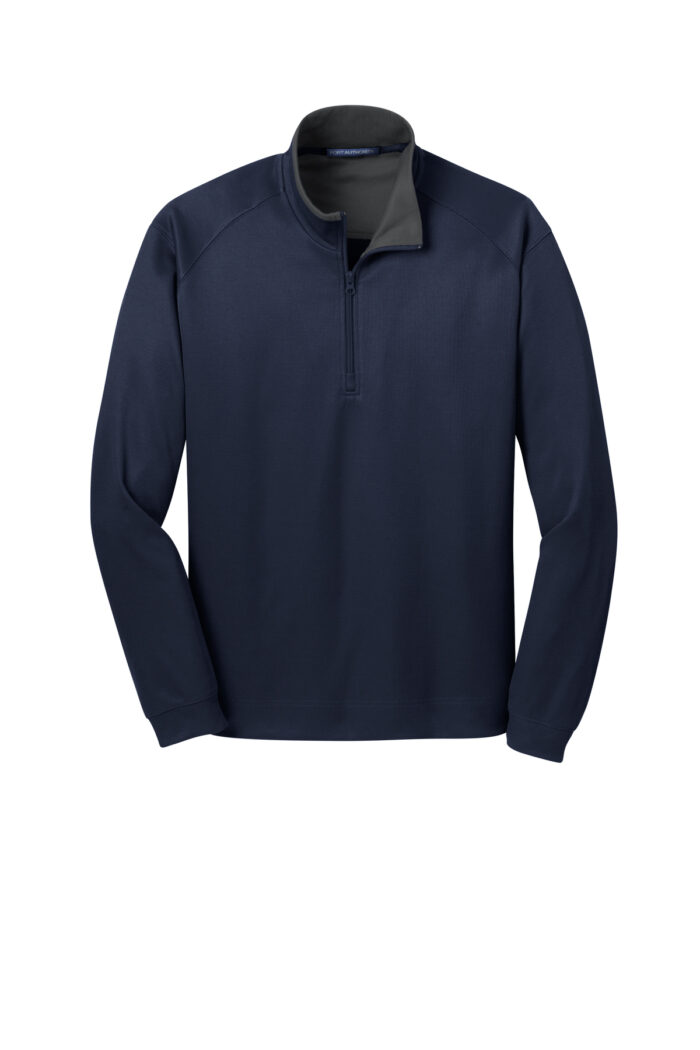 Port Authority® Vertical Texture 1/4-Zip Pullover - Image 4