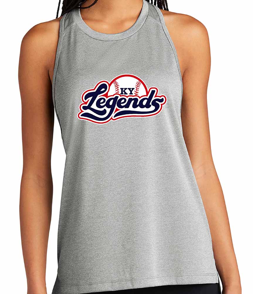 Sport-Tek® Ladies Endeavor Tank Light Grey Heather - Print Plus Designz