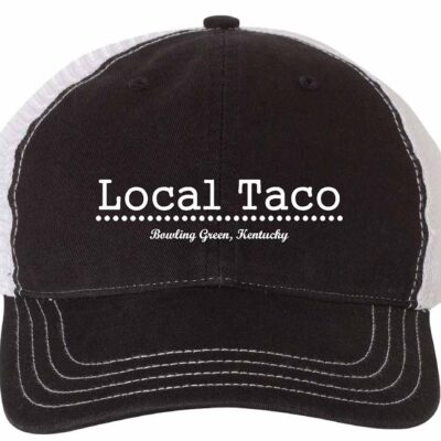 Richardson 111 Garment Washed Trucker Hat Black/White