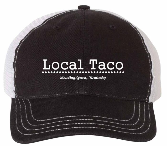 Richardson 111 Garment Washed Trucker Hat Black/White
