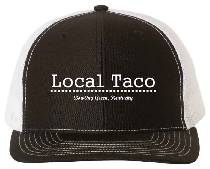 Richardson 112 Trucker Hat Black/White