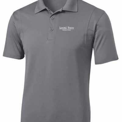 SportTek Polo Grey Concrete