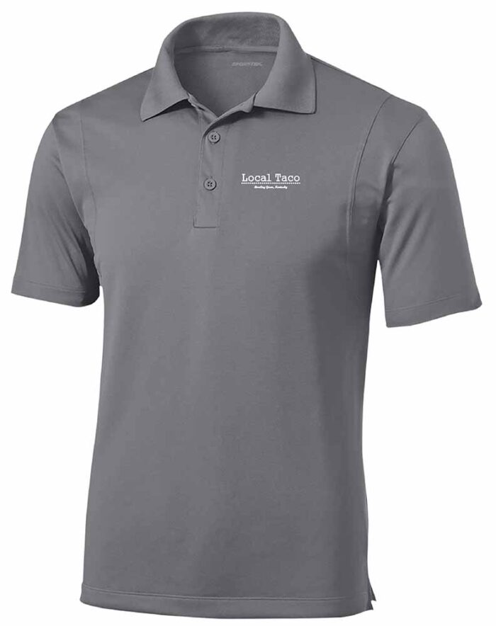 SportTek Polo Grey Concrete
