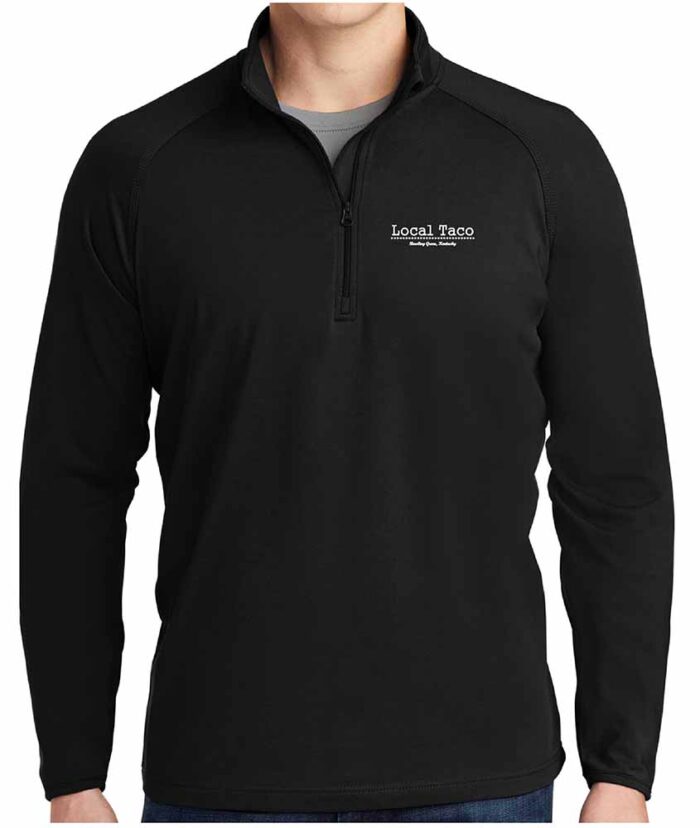 Sport-Tek Quarter Zip Pullover Black
