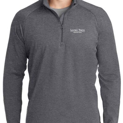 Sport-Tek Quarter Zip Pullover Charcoal Grey Heather