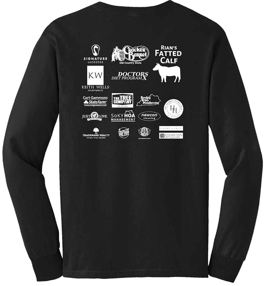 Gildan Ultra Cotton Long Sleeve T-Shirt Black - Print Plus Designz